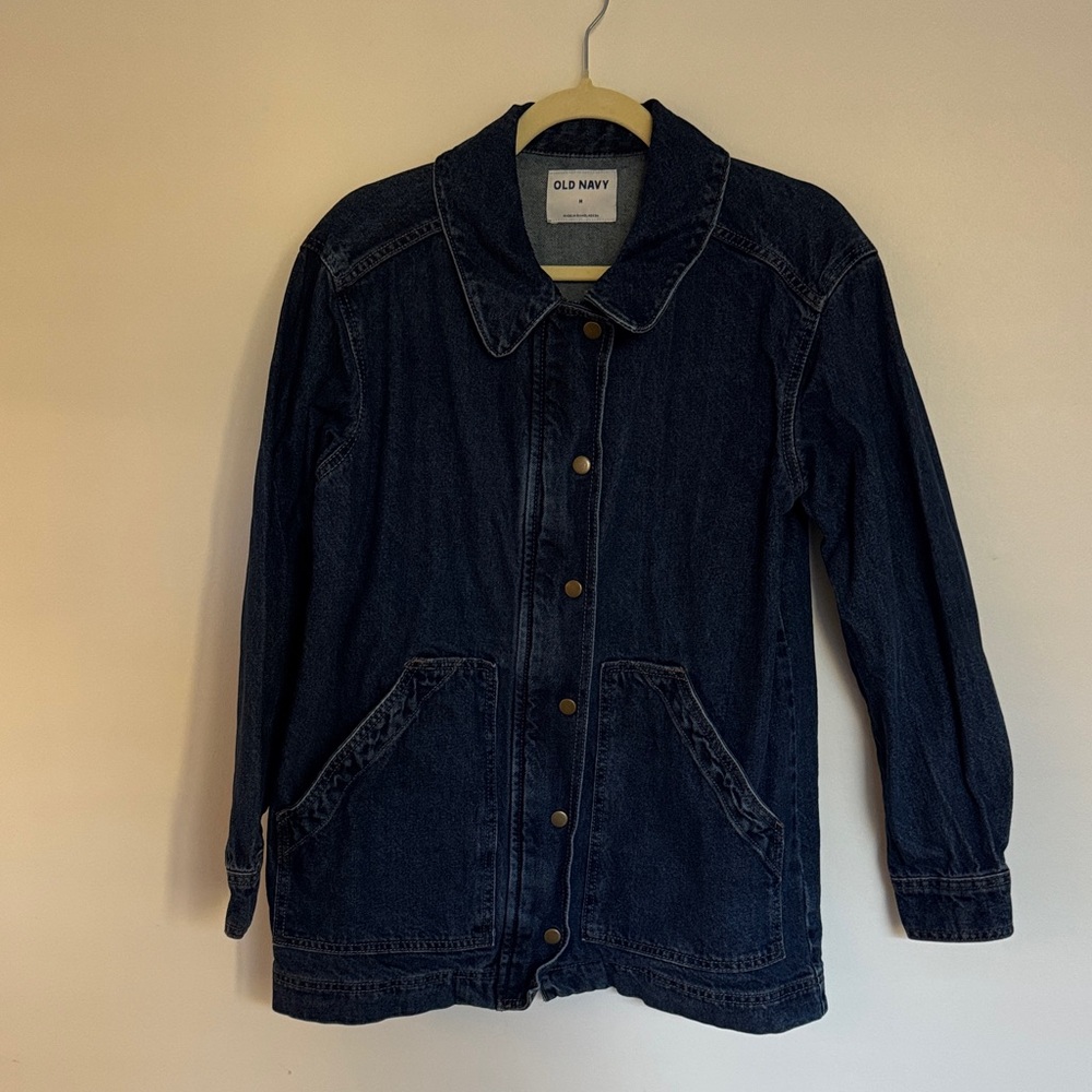 Old Navy Women's Blue Denim Barn Jacket